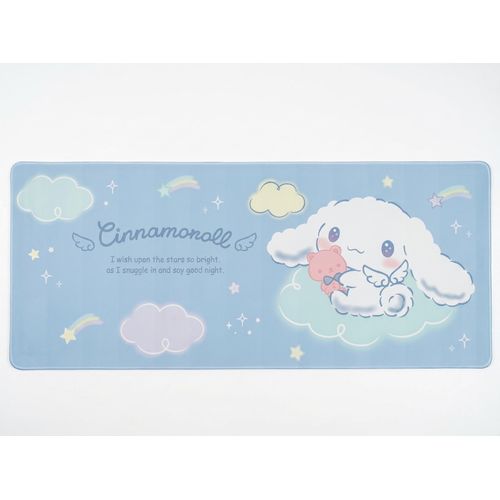 Large Mouse Pad in Light Blue, Ideal for Desk Surface, Comfortable for Arms During Typing and Gaming