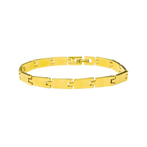 Elegant bracelet for women made of stainless steel, plated with 18K gold. Perfect for weddings and special occasions, offering a luxurious and timeless design