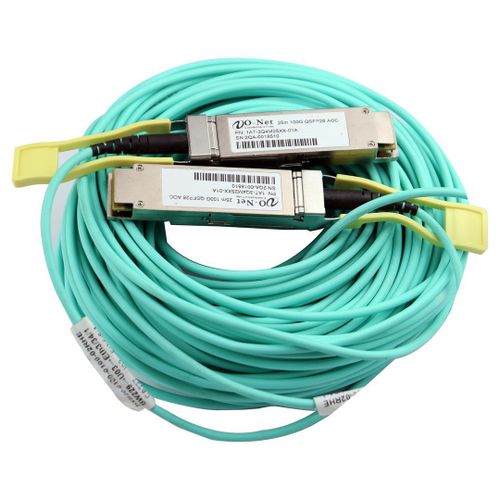 Network Cable VO-Net 25M 100G QSFP28 AOC Cable