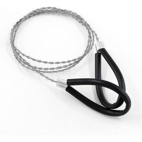 Stainless Steel Hand Wire Saw with 2 Ergonomic Handles