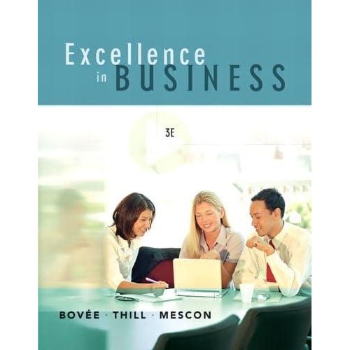 Excellence in Business ,Ed. :3