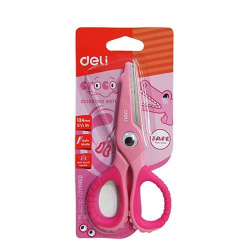 مقص مدرسي 6071 وردي، قطعة واحدة