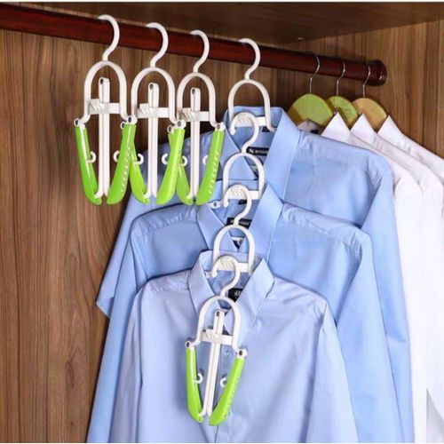 طقم شماعات ملابس قابلة للطي - 3 قطع - تصميم مبتكر للسفر والتنظيم