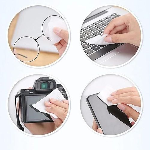 Lens cleaning wipes – Instant cleaning that removes dust, fingerprints, and oils instantly without any residue. Anti-fog.