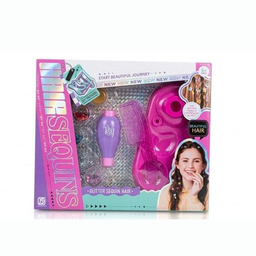 Hair Sequins Glitter Glam Set