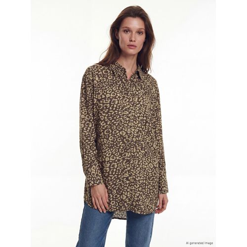 Patterned Women's Shirt Tunic