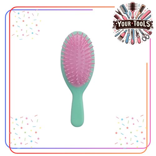 فرشاة شعر بيبي - سيليكون - اخضر - 1 قطعة