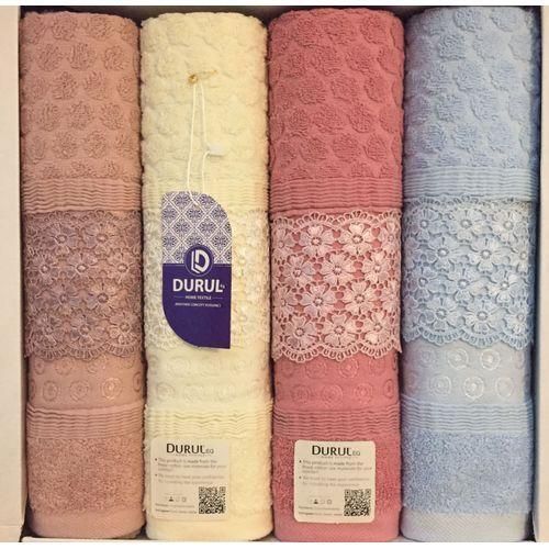 Cotton Jacquard Bath Towel - Durul GIGI - 4 Pcs - 60*120 CM