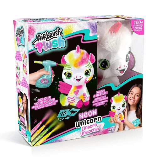 Canal Toys - Airbrush Plush Unicorn Neon Kit - AIR024