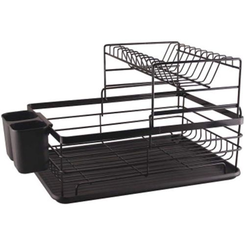 Large Deep Dish Drying Rack Drying Rack On Sink Or Countertop Utensil Black & White Plate Holder To Choose The Ideal Dish Rack For Kitchen