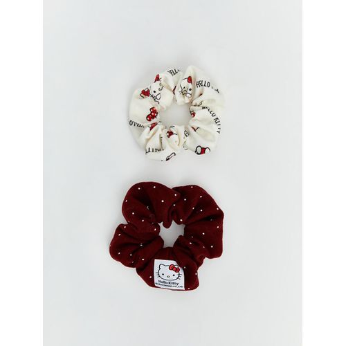 Hello Kitty Printed Girl's Hair Tie Set 2 Pack
