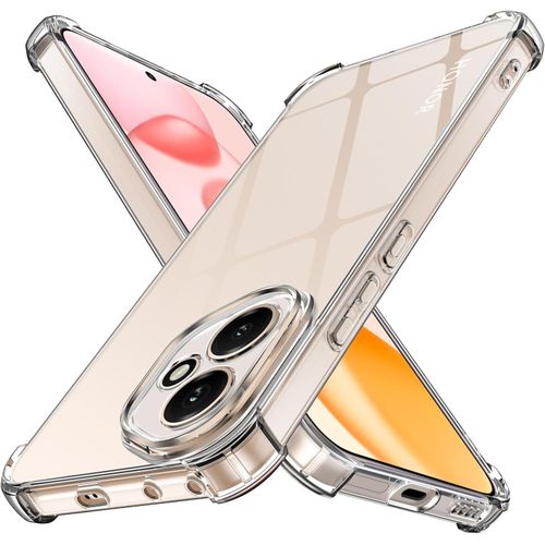 غطاء مقاوم للصدمات لهاتف Honor 400 5G مع حماية للكاميرا، جراب سيليكون مقاوم للخدش TPU رقيق وناعم، شفاف