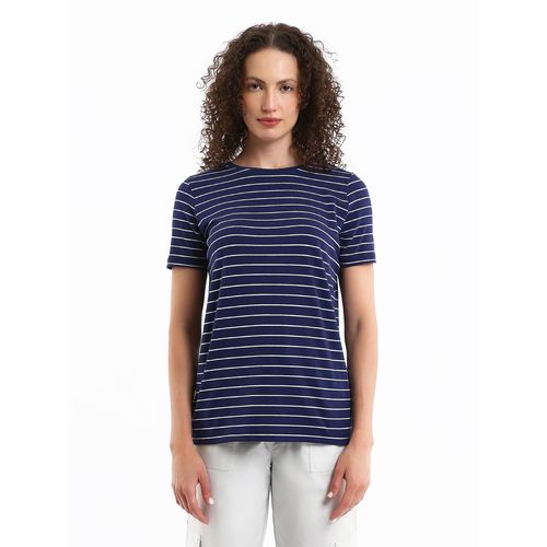Crew Neck Striped Women's T-Shirt