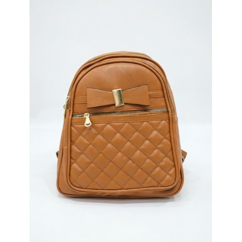 Elegant Quilted Bow Backpack – Premium Fashion Mini Backpack for Women-Havan