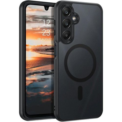 جراب متوافق مع MagSafe لهاتف سامسونج جالاكسي A16 غطاء مغناطيسي كامل مقاوم للصدمات غطاء خلفي مقاوم للصدمات للرجال لهاتف سامسونج A16 5G