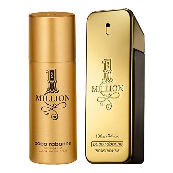 Paco Rabanne 1 Million ‎- EDT ‎- For Men ‎- 100ml + Deodorant ‎- 150ml ...