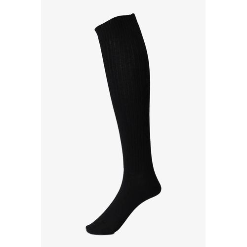 Ribbed Knee-High Socks