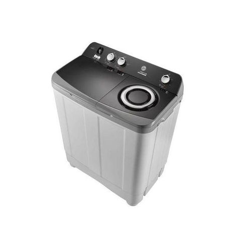 غسالة ملابس نصف أوتوماتيكية، 12 كجم، محركان، أبيض HW-HTTN12LWTO