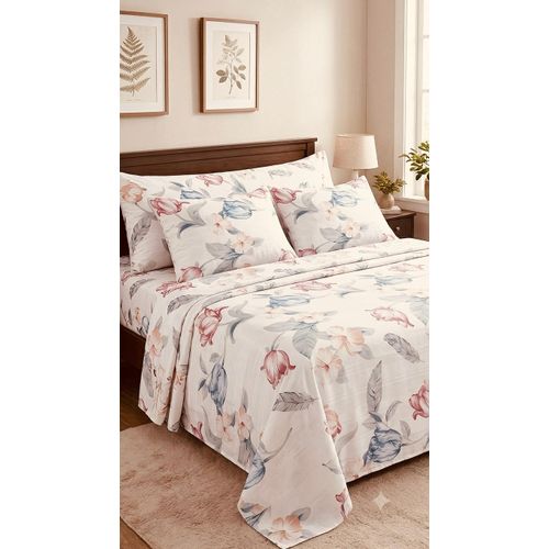 Ameria bed sheet set, large, 4 pieces, 240*265
