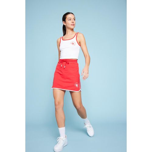 Woman Fit Knitted Bottom - Red