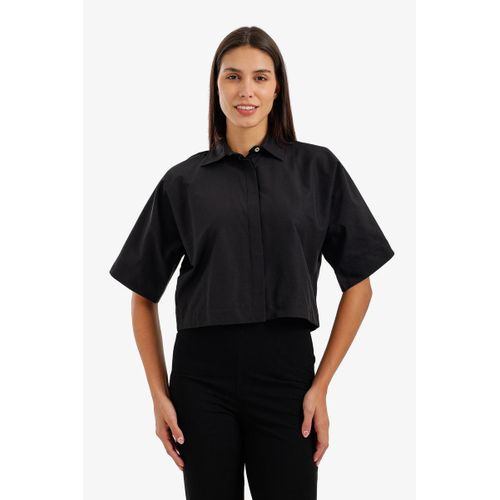 Cropped Regular Fit Shirt