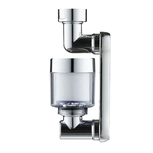 360 Degree Rotatable Faucet Extender Attachment with Filter, Splash-Proof, 2 Spray Modes, ABS Plastic