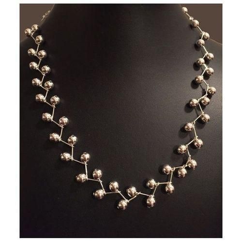 Silver Lolly Necklace Modern Design