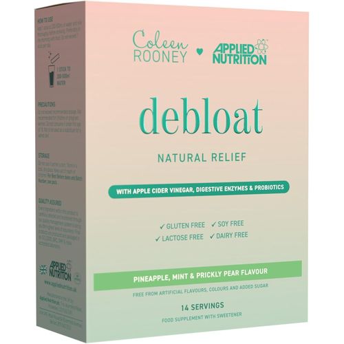 Coleen Rooney - Debloat Powder - Apple Cider Vinegar & Enzymes, Best Digestive Health, Best Vegan Gut Support - Natural Bloating Relief (14 x 9.1g) (Pineapple, Mint & Prickly Pear)