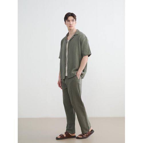 Loose Fit Men's Muslin Trousers