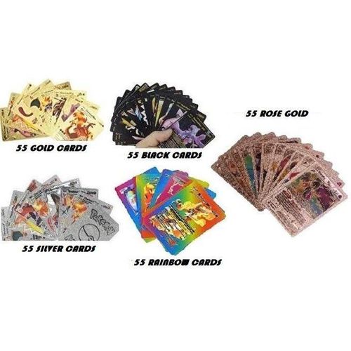 Pokemon 275PCS Foil Cards Set - Vmax, V, GX, EX & Basic Cards