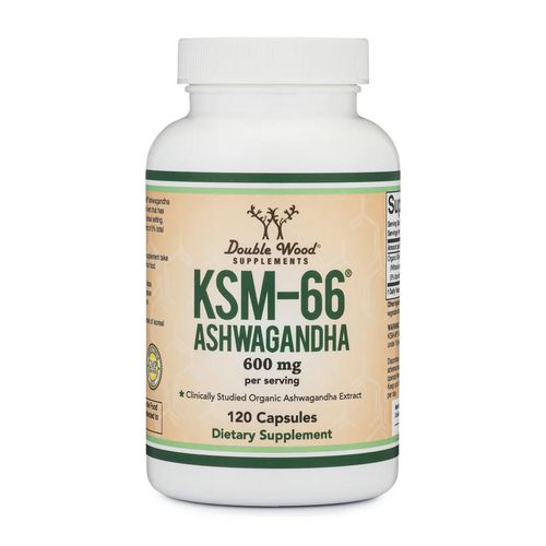KSM-66 Ashwagandha Supplement 600mg 120 capsules