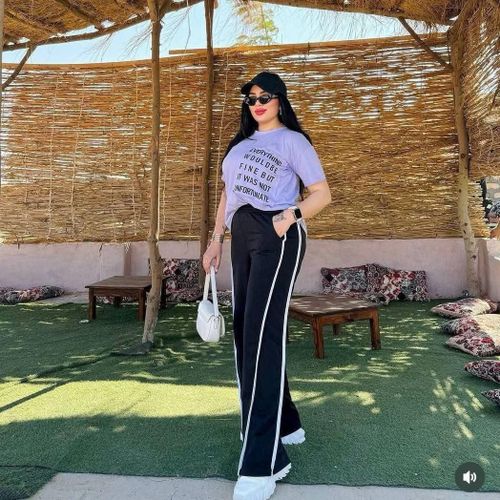 Sweet Pants - Wide Leg - melton - black