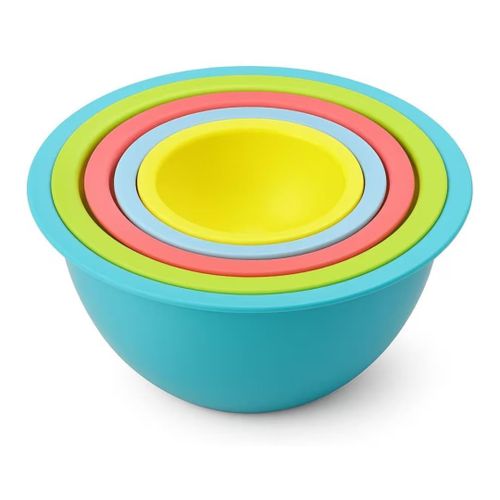 5-piece plastic bowl set