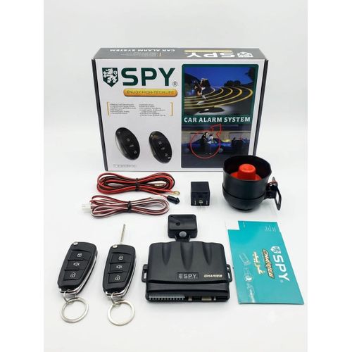 Car Alarm System – Integrated Smart Security with Modern Flip Remote (18-9726)