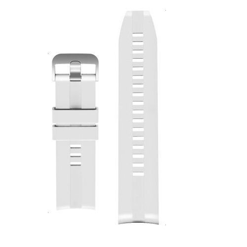 سوار سيليكون 20 ملم لساعة هونر ماجيك 2 42 ملم- ابيض