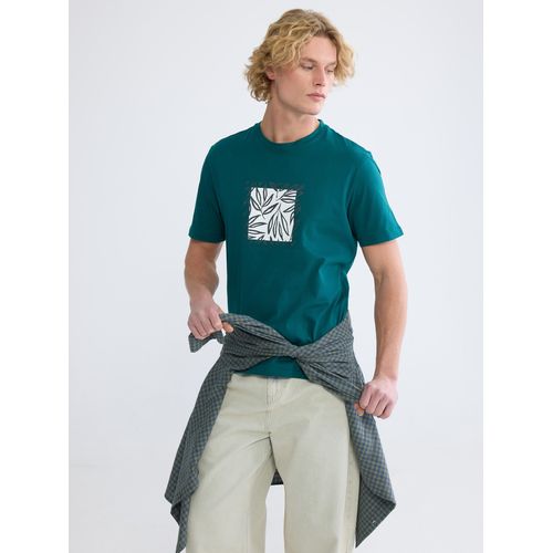 Crew Neck Printed Men's T-Shirt