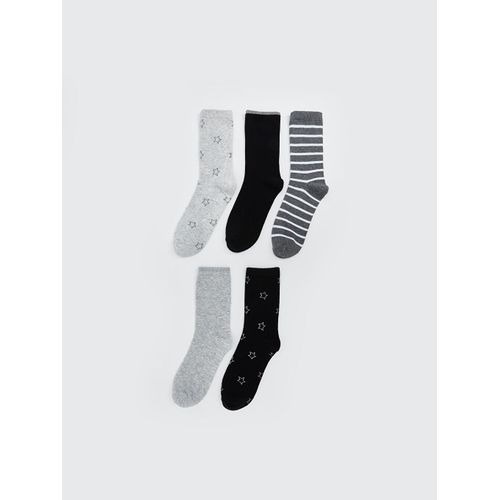 Patterned Women's Ankle Socks 5 Pack