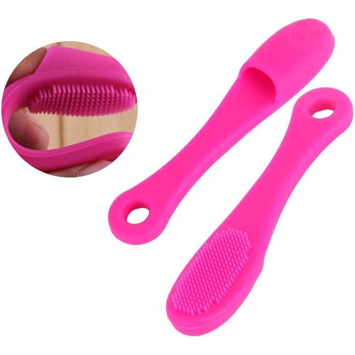 سيليكون التنظيف - فرشاة متعددة الاستخدامات للوجه والأصابع للعناية الفعّالة بالبشرة وإزالة الرؤوس السوداء (3 قطع)