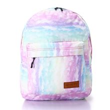 Tie Dye Zipped Backpack - Multicolour