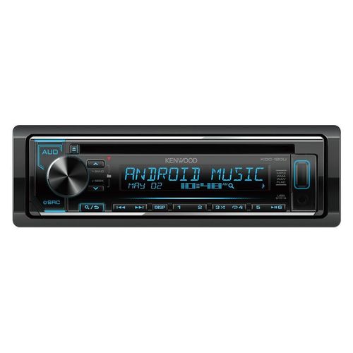 KDC-120U Car Cassette Player with CD Player, USB, AUX, and FM/AM Radio