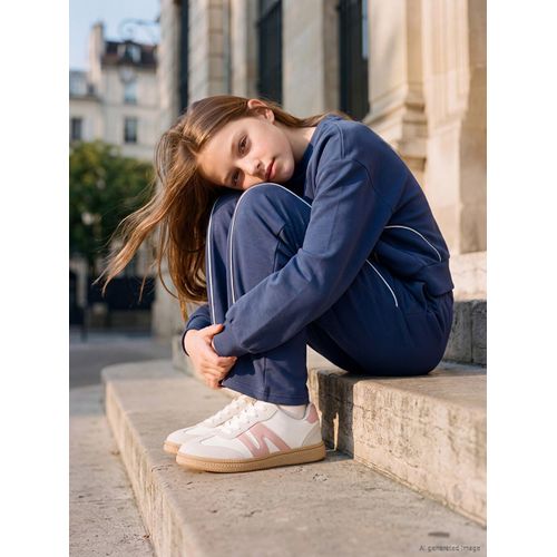 Faux Leather Girl's Trainers