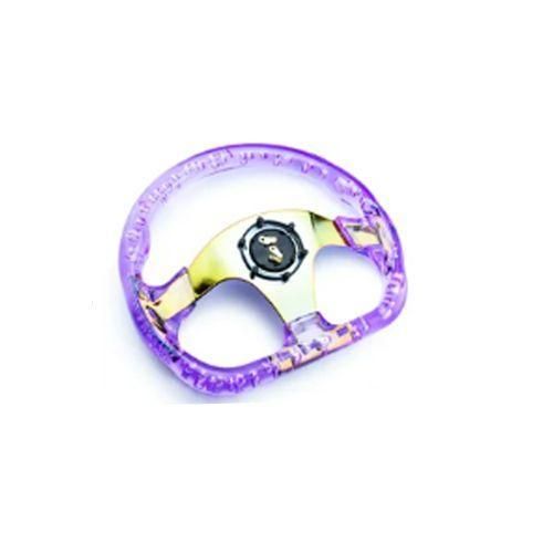 Acrylic Steering Wheel in Mauve Color