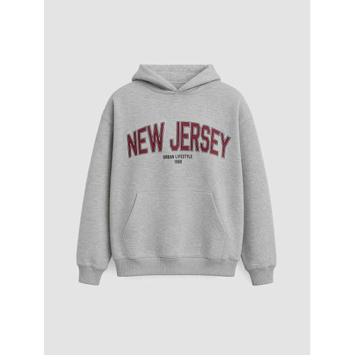 Printed Boy's Hooded Sweatshirt