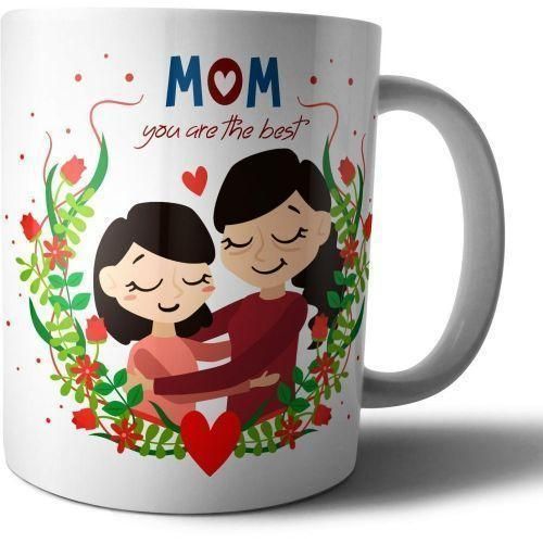 Best Mom Ceramic Mug - White - 250 Ml
