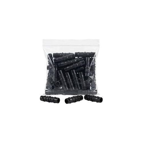 50 Pieces 1/2 Inch Garden Barbed Connector Plastic Drip Irrigation Hose Connector