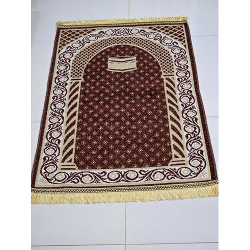 سجادة صلاة جوبلان مقاس 70*110 ، نمط عربي مزخرف متعدد الالوان (نبيتي 2)