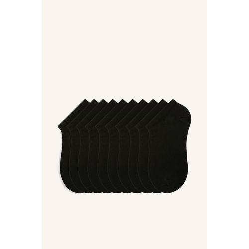 Man 10 Piece Cotton Sneaker Socks