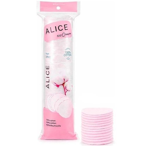 Face Makeup Removal Cotton Pads - 100 Pcs with Chamomile Oil