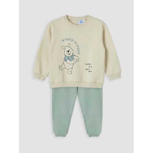 Winnie The Pooh Printed Baby Boy's Tracksuit Set