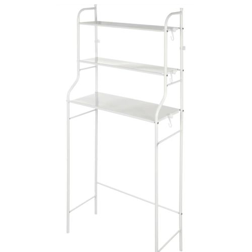 Metal Bathroom Organizer, 3-Tier, 153x25 Cm - White